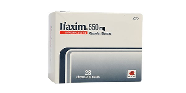 IFAXIM 550 MG X 28 CAP X 7 CAPS