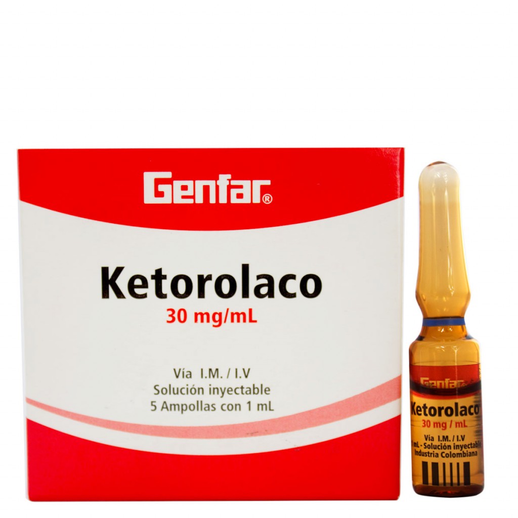 KETOROLACO 30 MG/ML X 5 AMP GF
