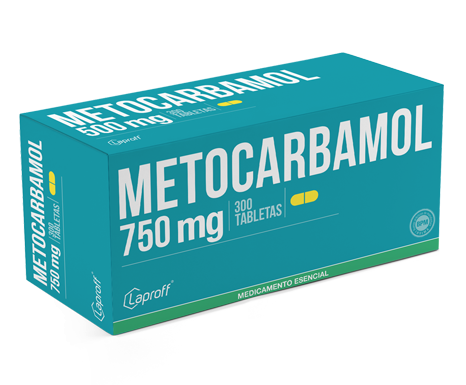 METOCARBAMOL 750 MG X 300 TAB RECU  SB X  10