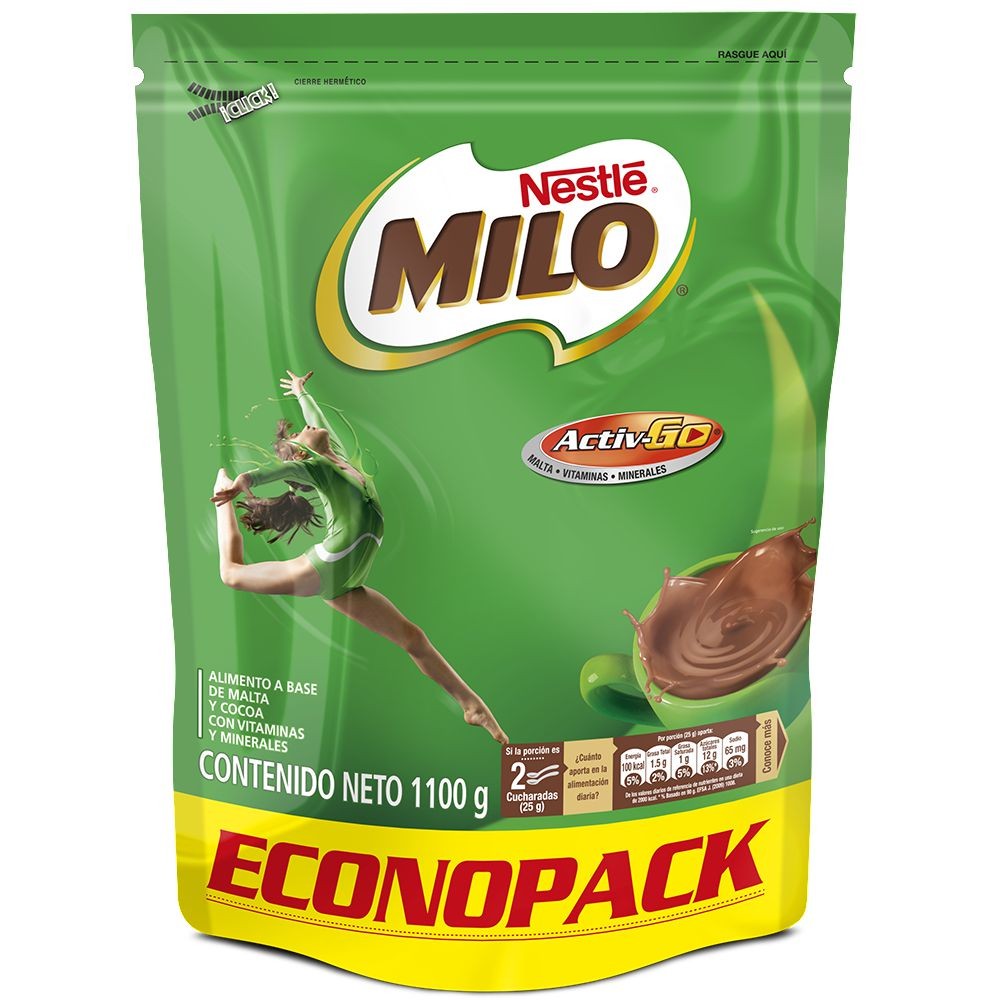MILO ECONOPACK BOLSA X 1100 GR