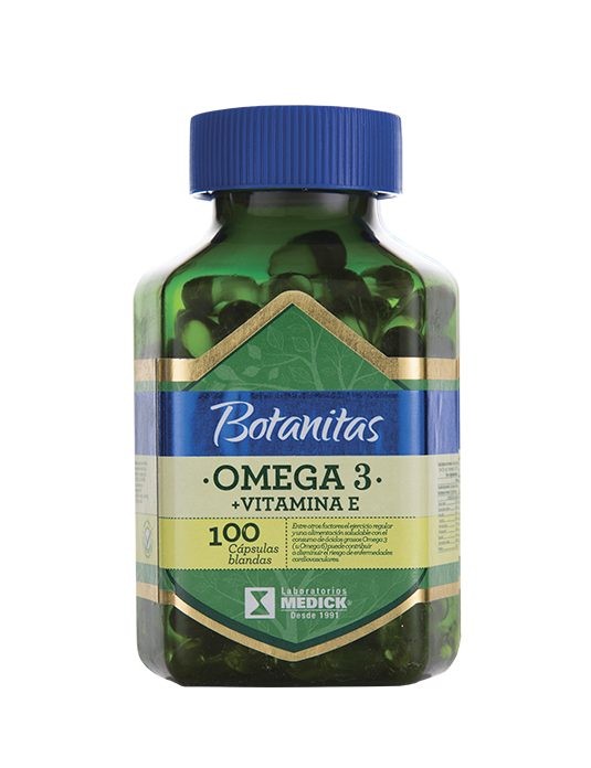 OMEGA 3 + VITAMINA E X 100 CAP BLANDAS