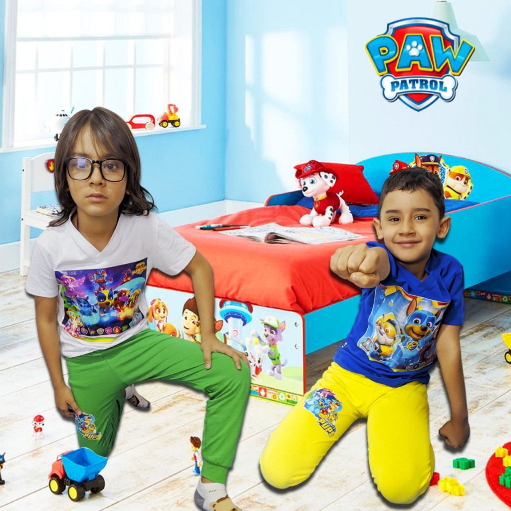 Patrulla Canina Camiseta Sudadera Conjunto Pijama Manga Corta