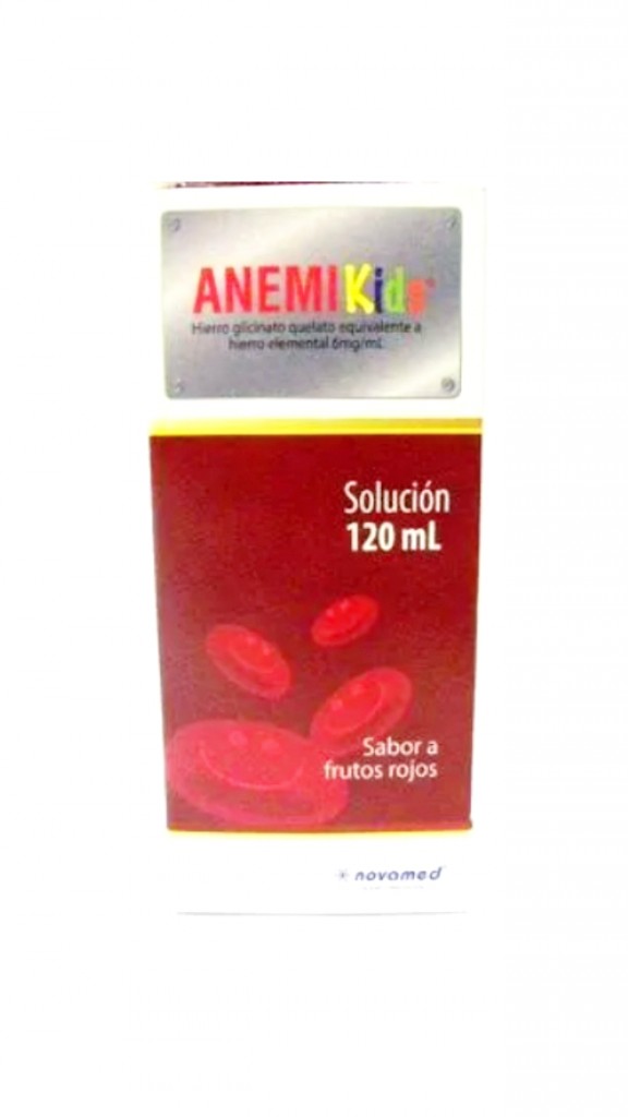 ANEMIKIDS  SUSPENCION FRUTOS  ROJOS X  120 ML