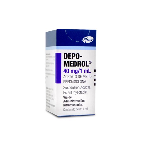 DEPO MEDROL 40 MG 1 ML X 1 AMP   REGULADO