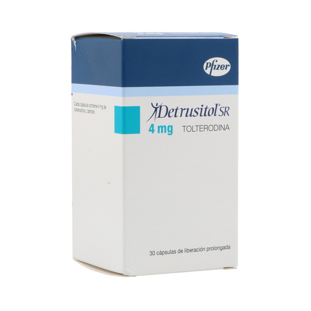 DETRUSITOL SR 4 MG X 30 CAP