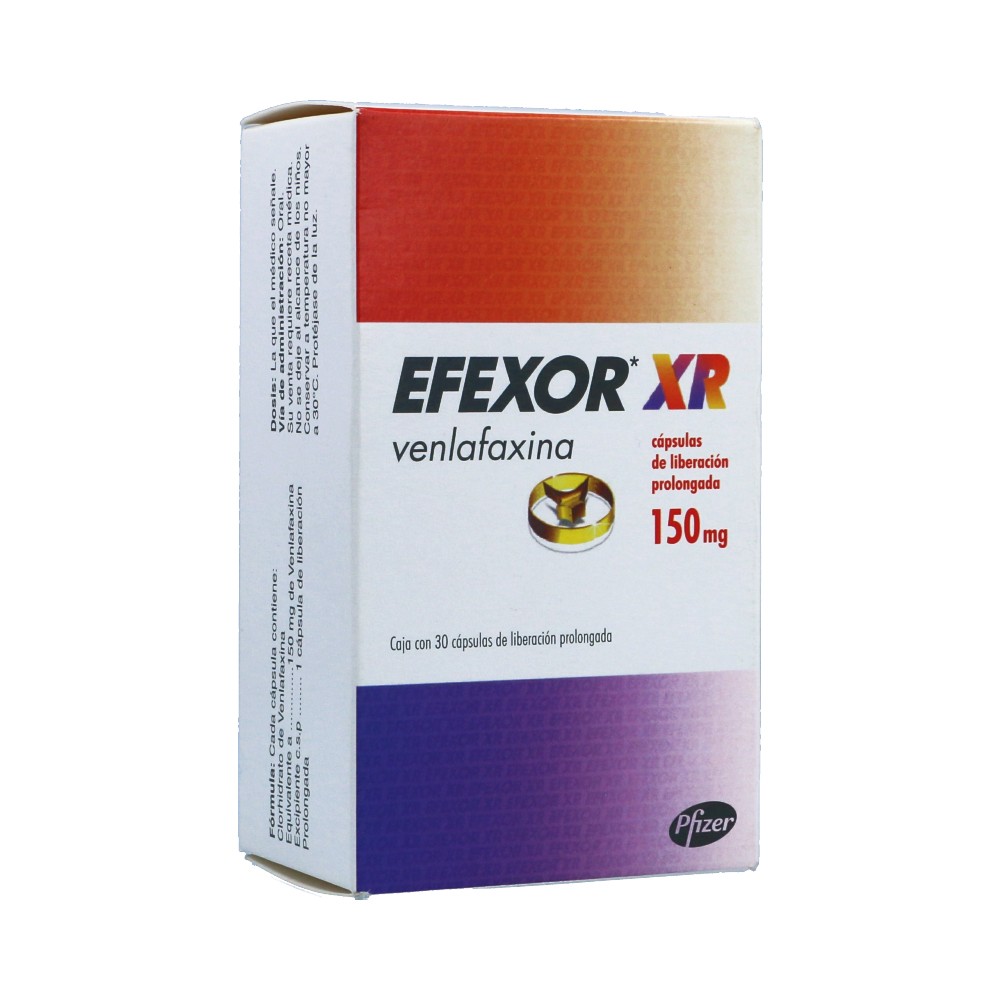 EFEXOR  XR 150 MG X 30 CAP SOB X 10 REGULADO