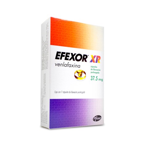 EFEXOR XR 37.5 MG X 7 CAP (REGULADO)