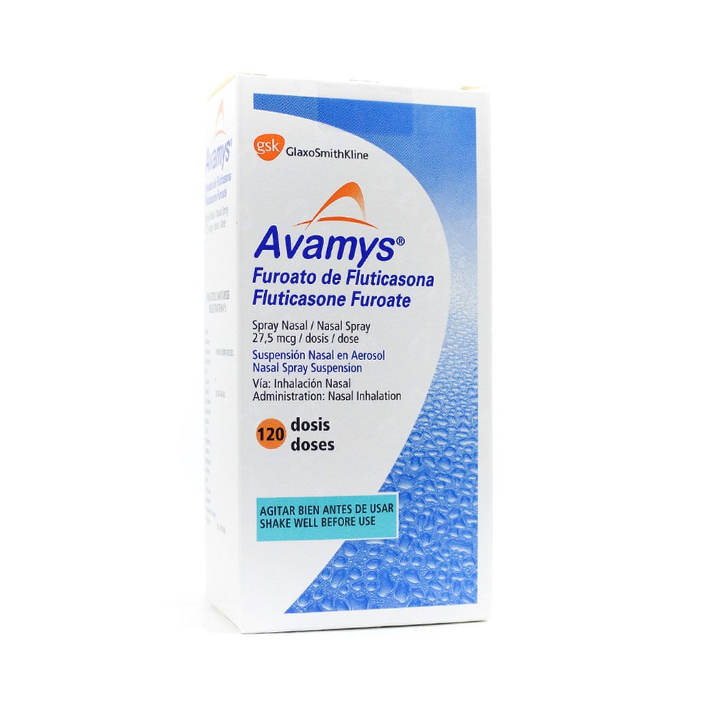 AVAMYS SPRAY NASAL X 120 DOSIS (REGULADO).