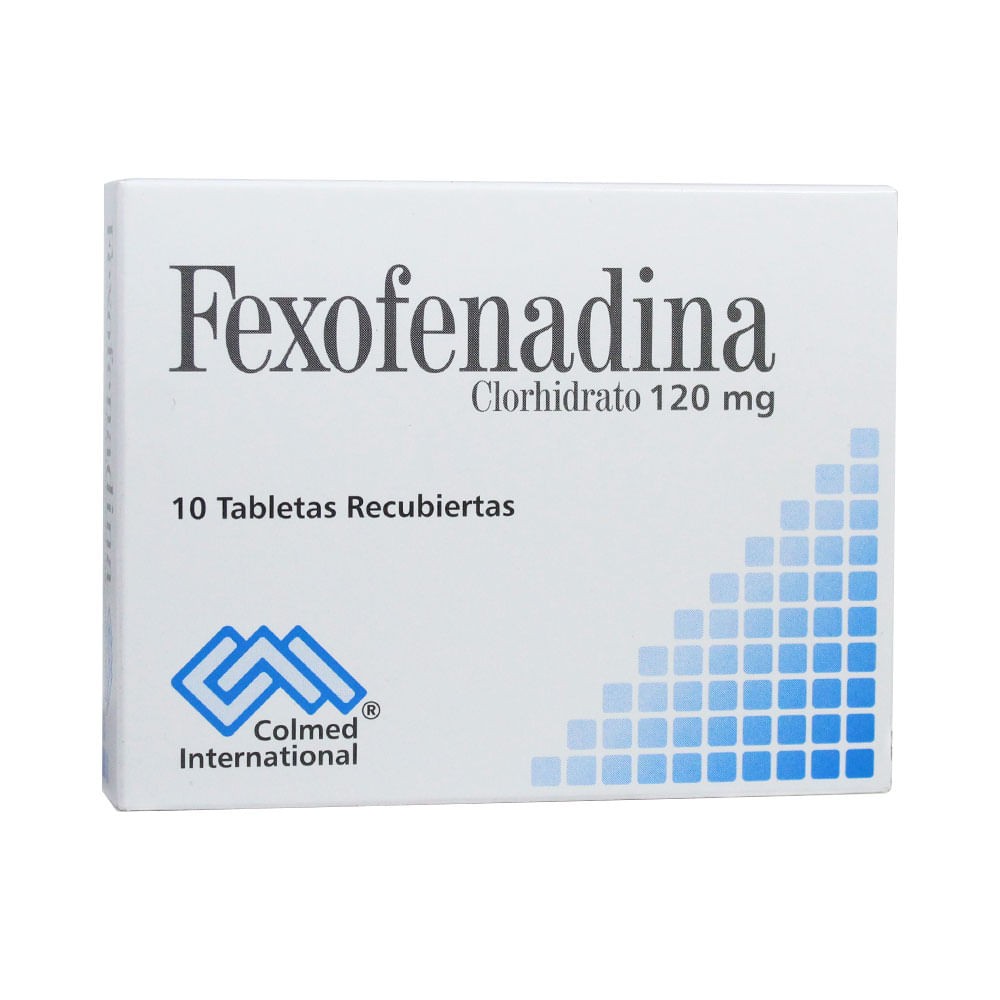 FEXOFENADINA 120 MG X  10 TAB REC