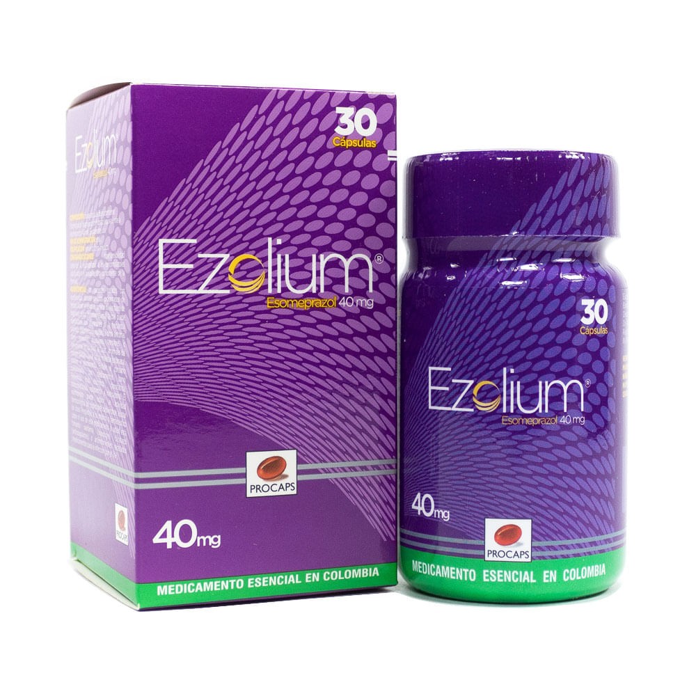 EZOLIUM 40 MG X 30 CAPSULAS