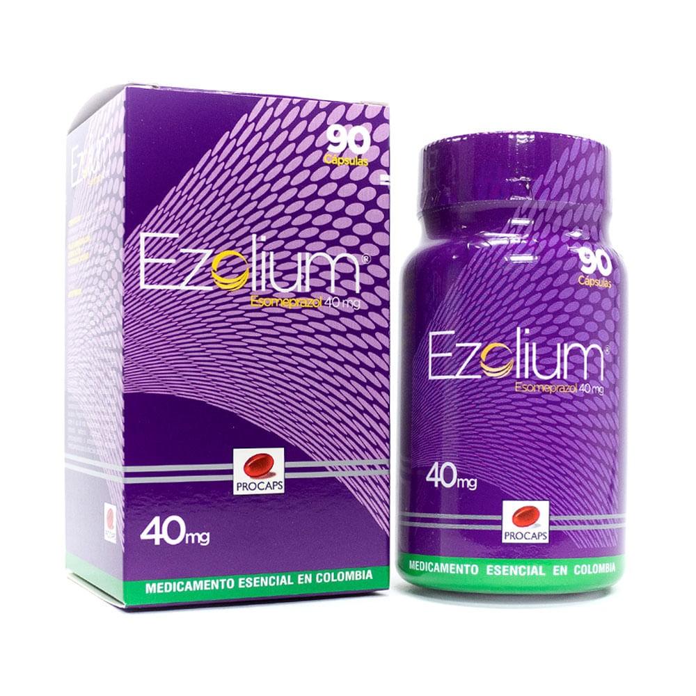 EZOLIUM 40 MG X 90 CAP