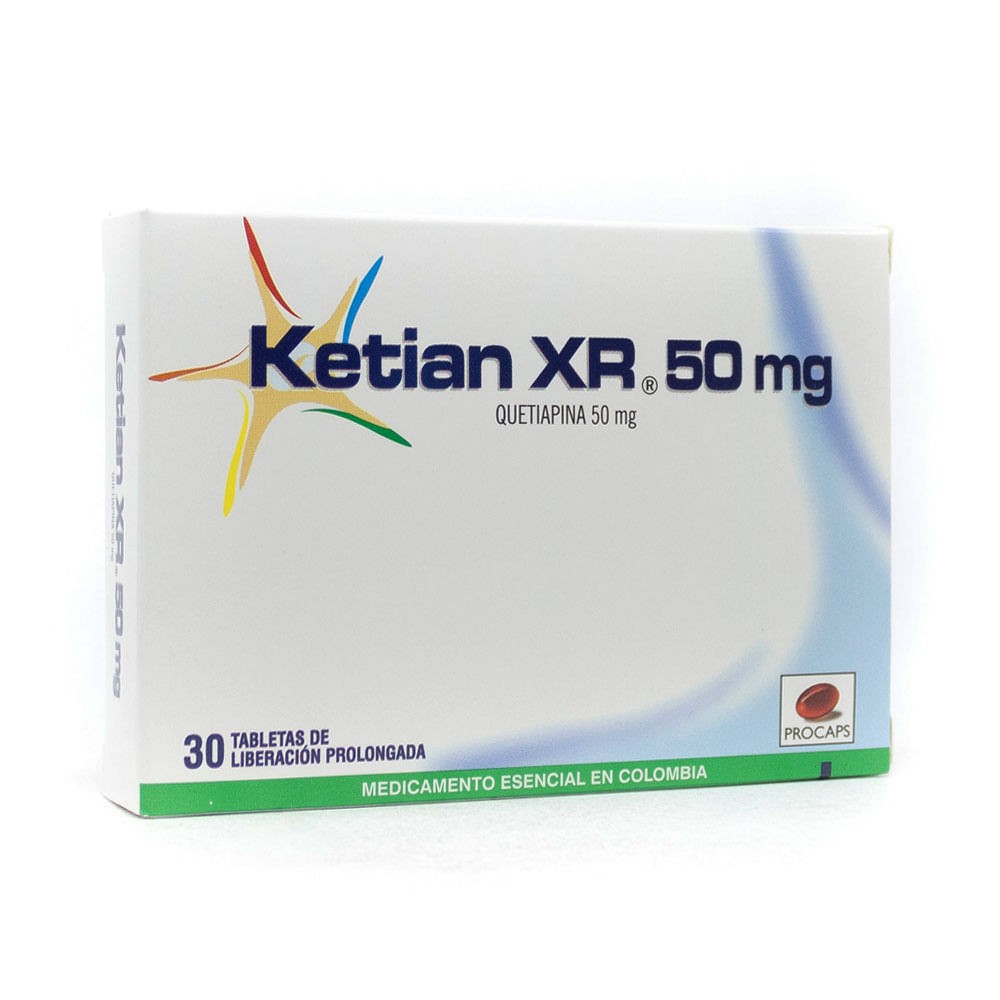 KETIAN XR 50MG 30 TABLE (REGULADO)