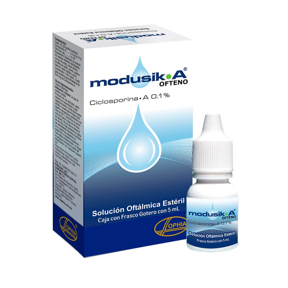 MODUSIK-A OFTENO GOTAS 0.1% X 5 ML