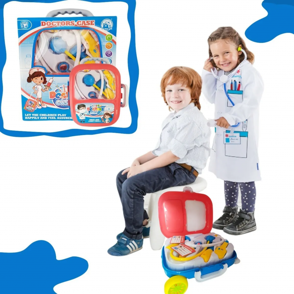 Set Doctor Doctora Infantil Juguetes