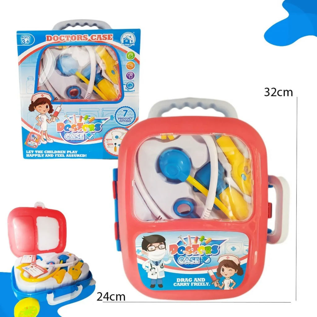 Set Doctor Doctora Infantil Juguetes