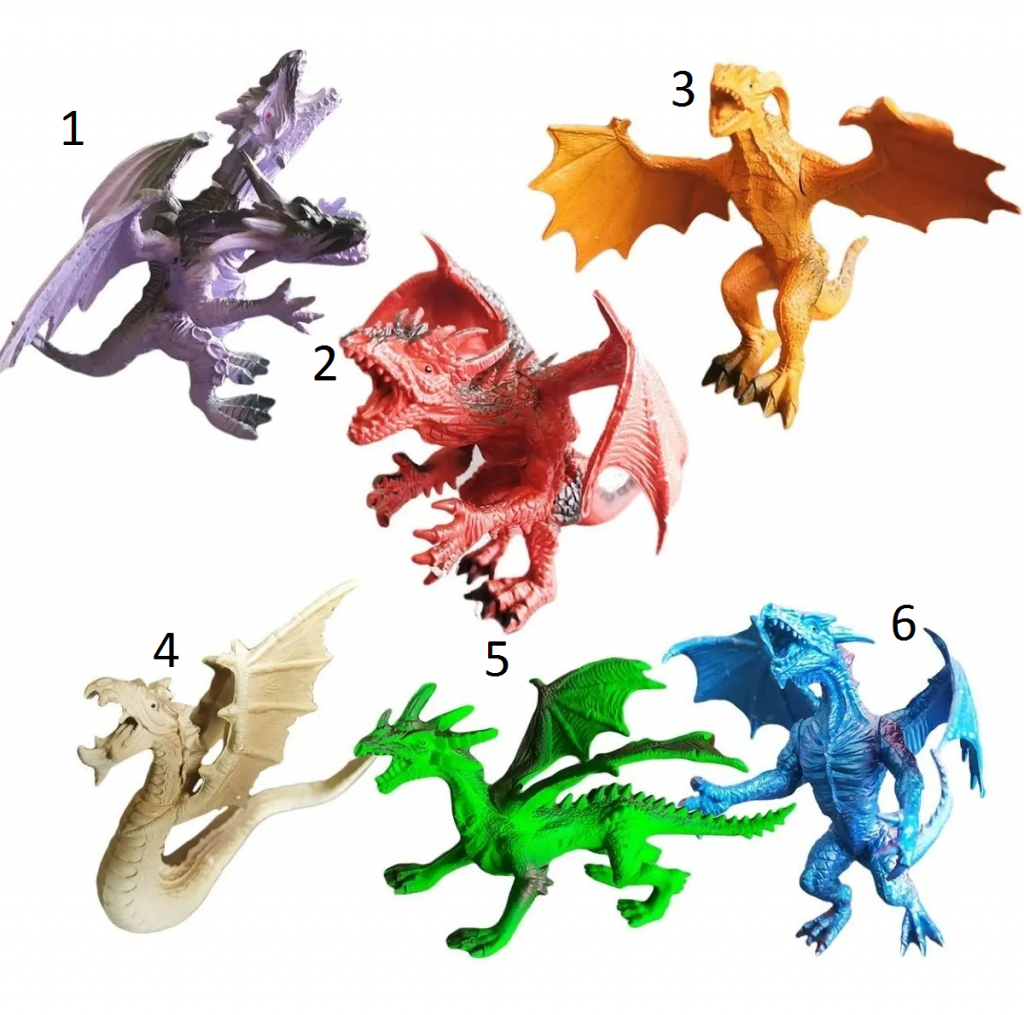 Dragon Dinosaurio Gárgolas Juguete Didáctico Juguetería C/u