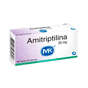 AMITRIPTILINA 25 MG X 30 TAB (LAB  MK)