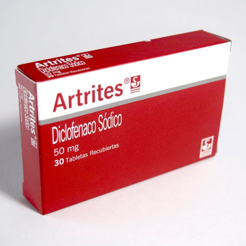 ARTRITES 50 MG X 30 TAB