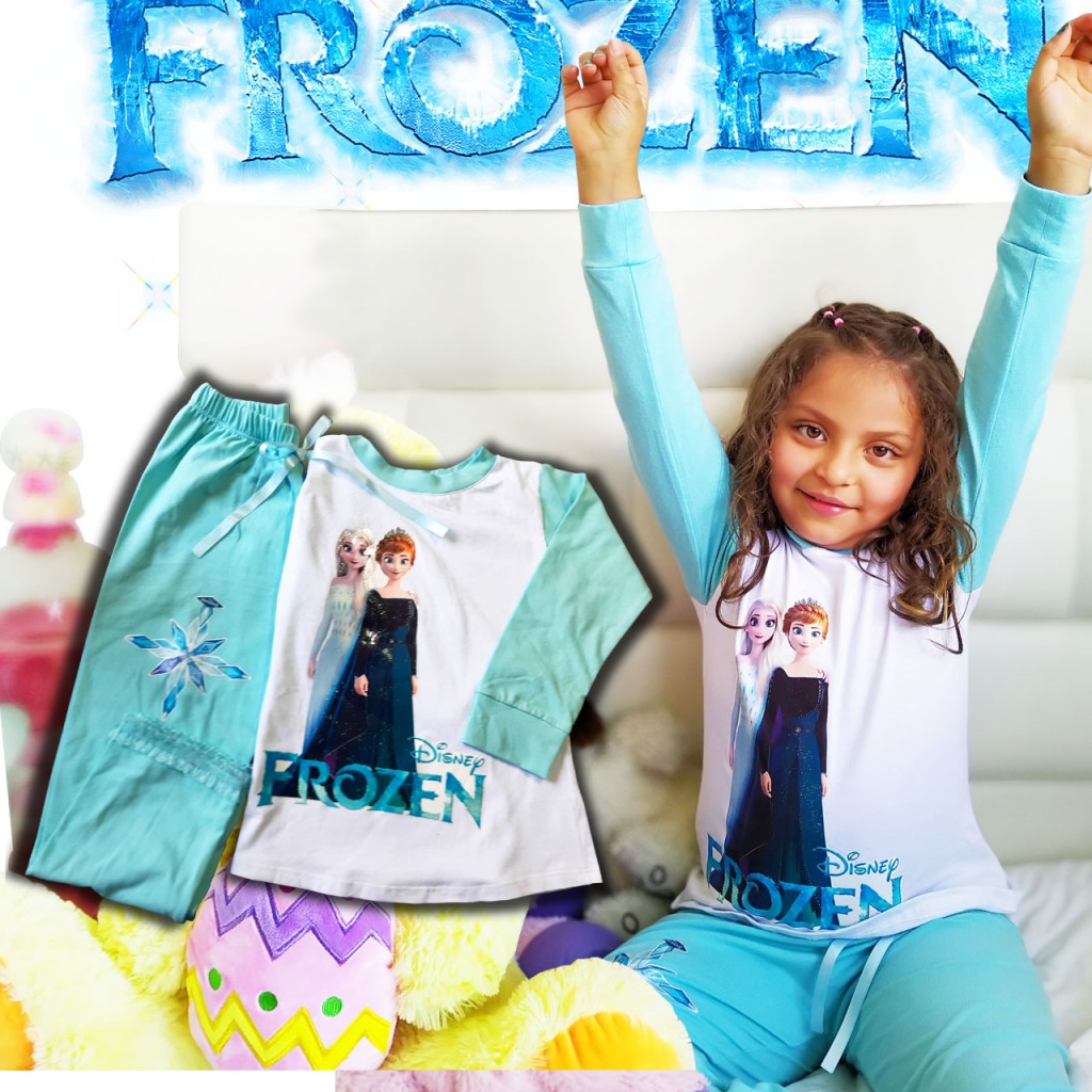 Frozen Camiseta Sudadera Conjunto Pijama Niña Infantil