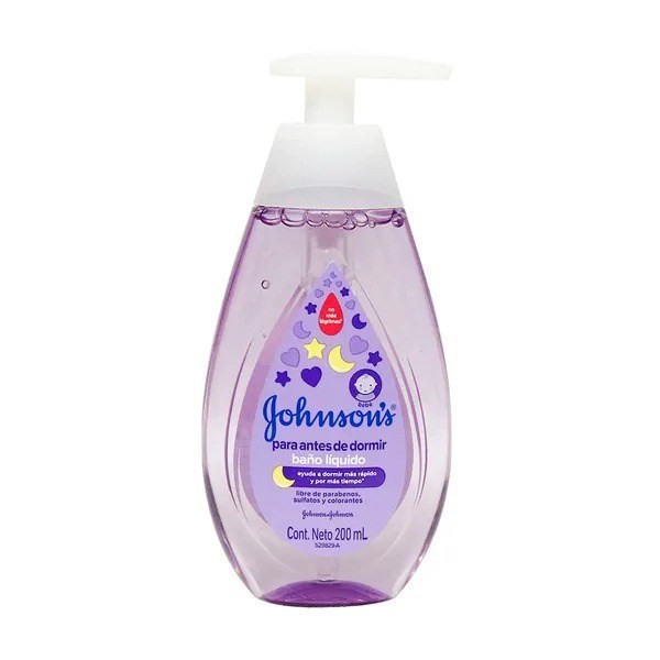 BAÑO LIQUIDO JOHNSONS ANTES DE DORMIR X 200 ML