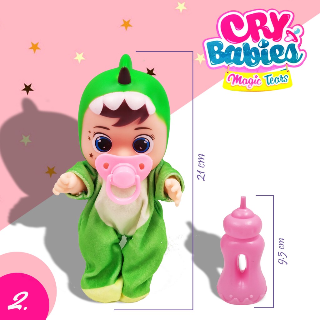 Cry Babies Bebe Muñeca Niñas Juguete Sonidos Jugueteria