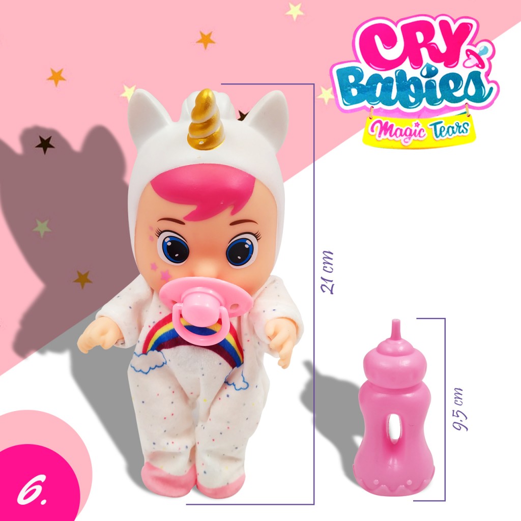 Cry Babies Bebe Muñeca Niñas Juguete Sonidos Jugueteria