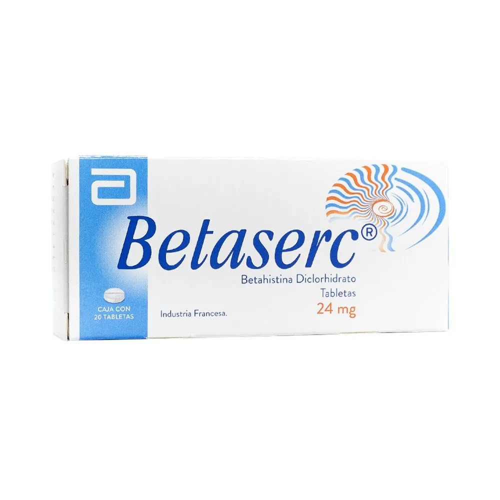 BETASERC 24 MG X 20 TAB