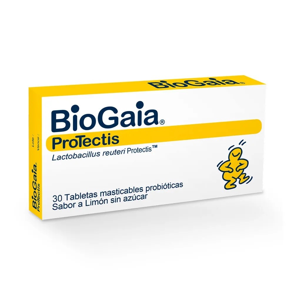 BIOGAIA PROTECTIS X 30 TAB MAST LIMON