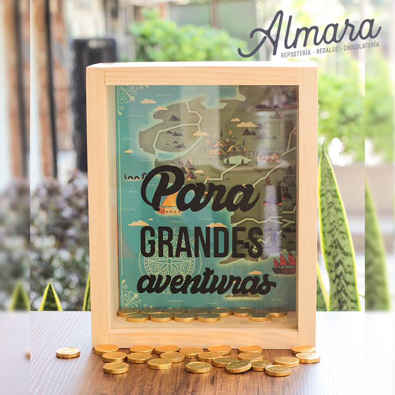 Alcancia de Madera