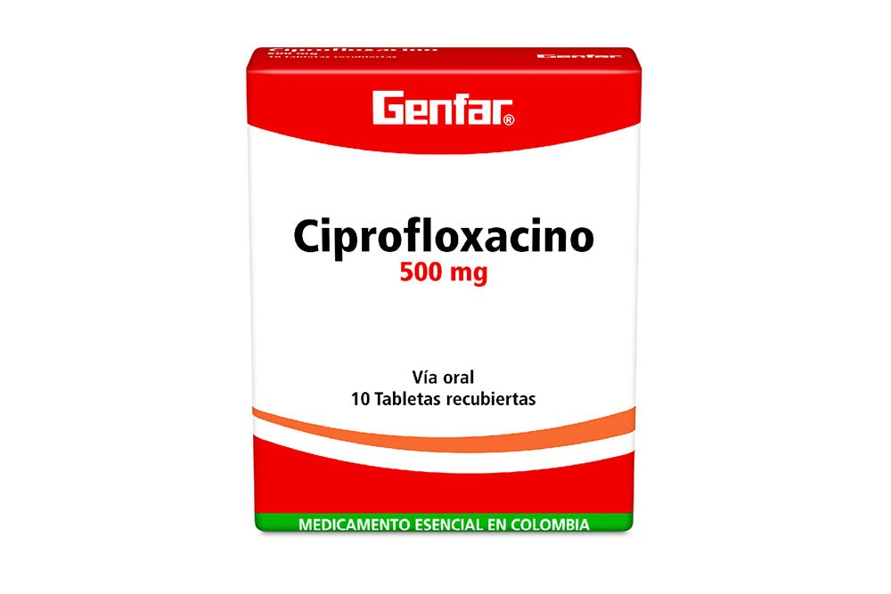 CIPROFLOXACINO 500 X 10 TAB GF