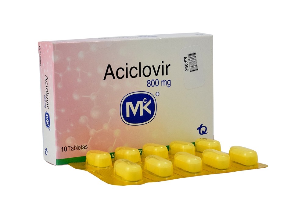 ACICLOVIR 800 MG X 10 TAB (LAB  MK)