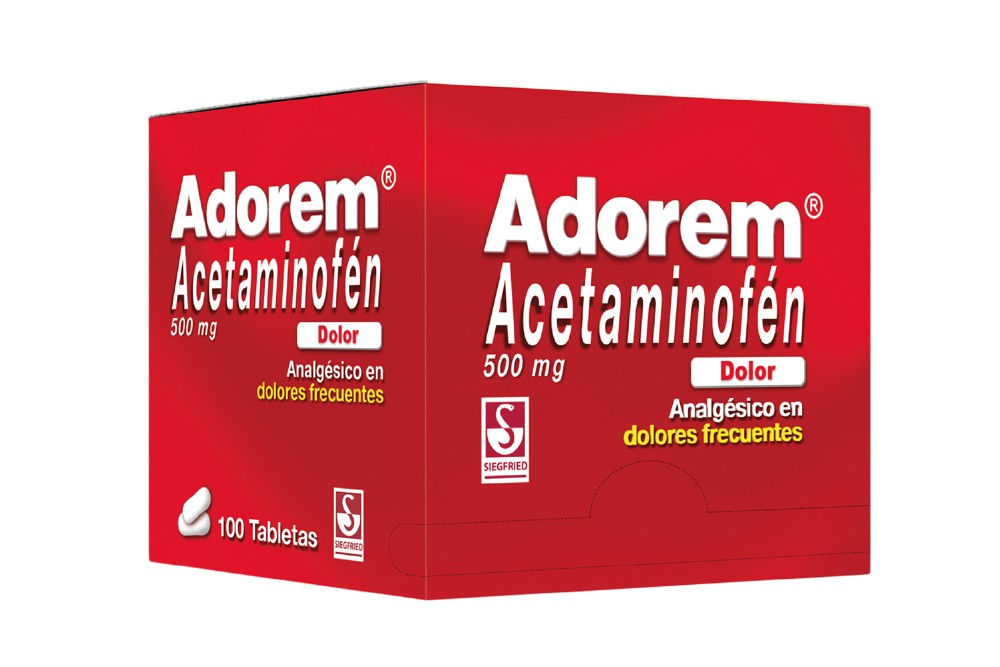 ADOREM 500 MG X 100 TAB SOB X 4