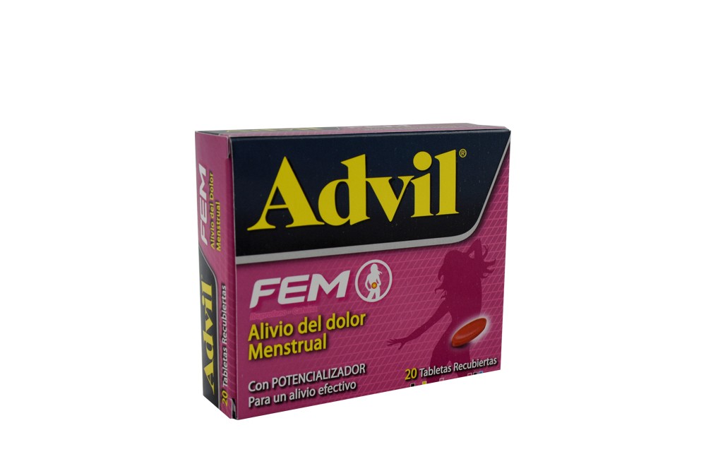 ADVIL FEM X 20 TAB RECU SOB X 5