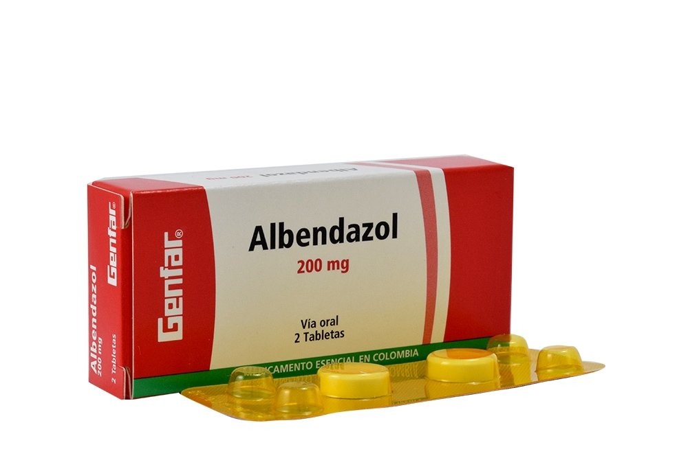 ALBENDAZOL 200 MG X 2 TAB