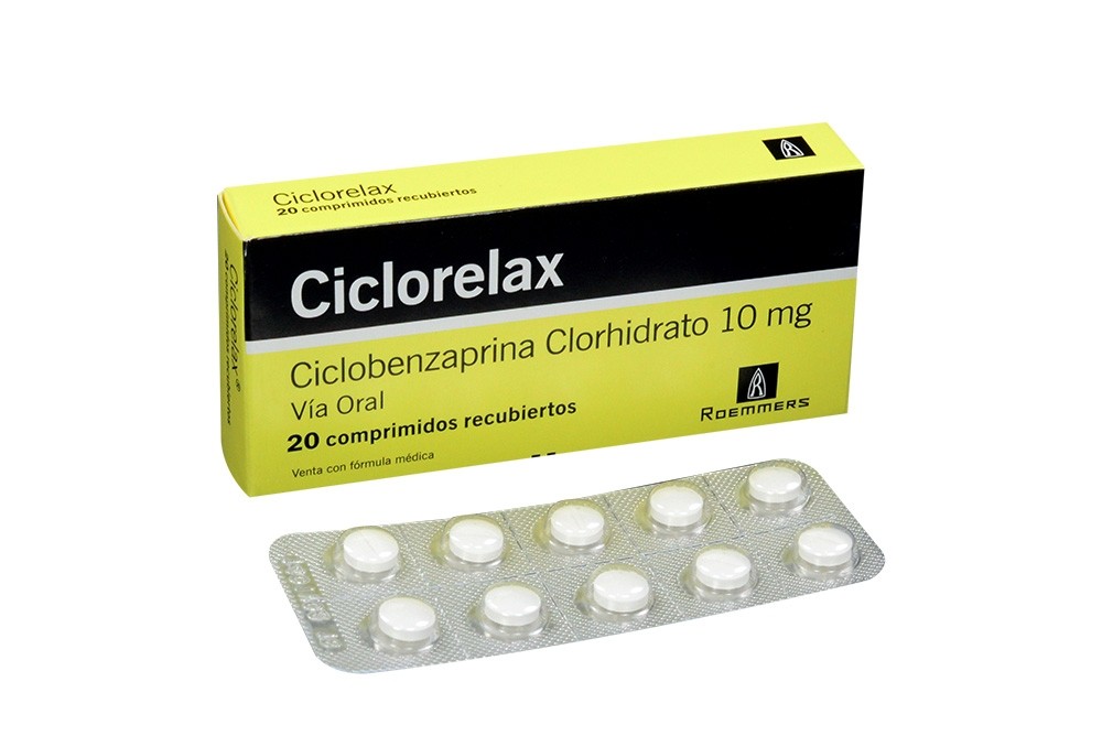 CICLORELAX 10 MG X 20 COMP SOB X 10