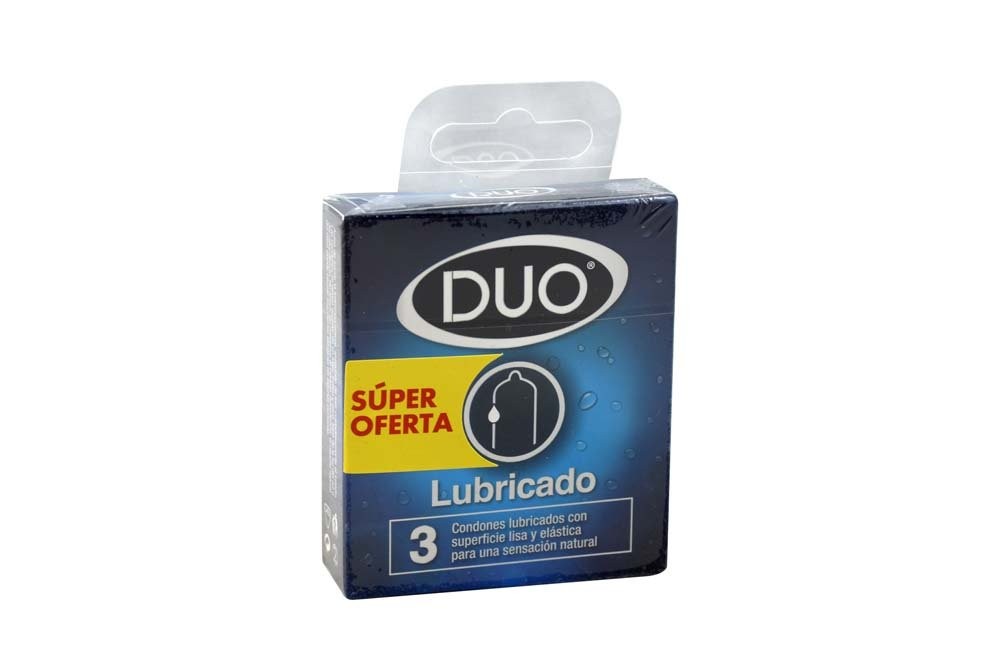 DUO LUBRICADO X 3 UND