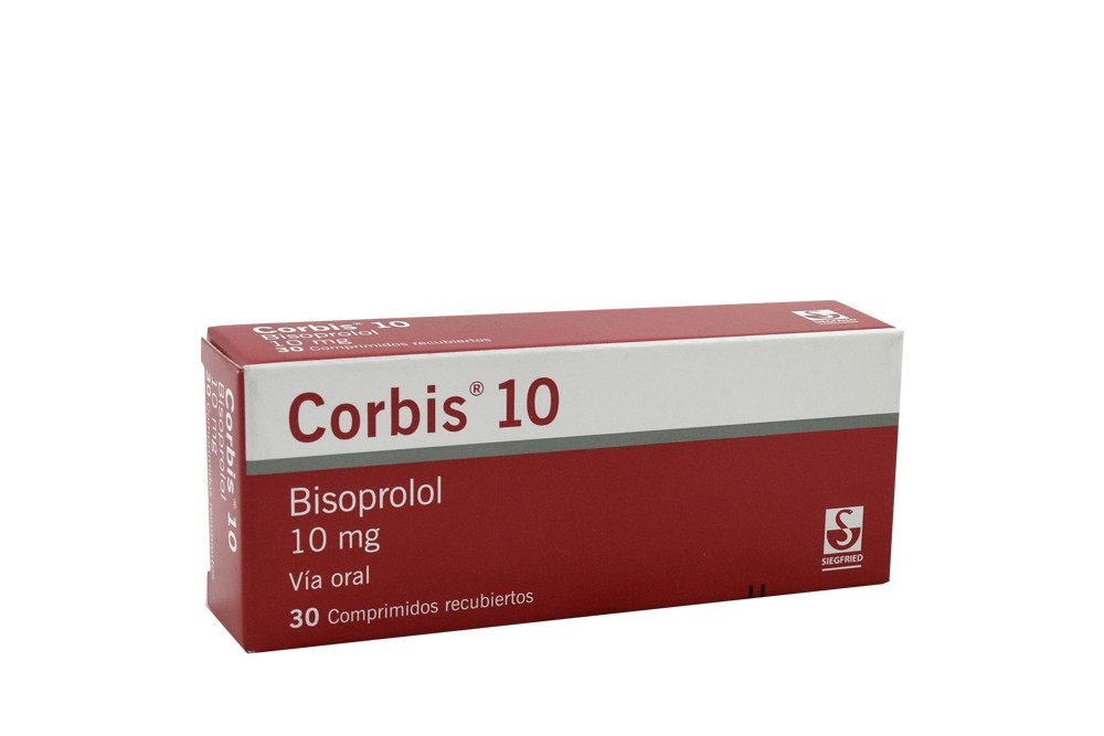 CORBIS 10 MG X 30 COMPRIMIDOS (BISOPROLOL)