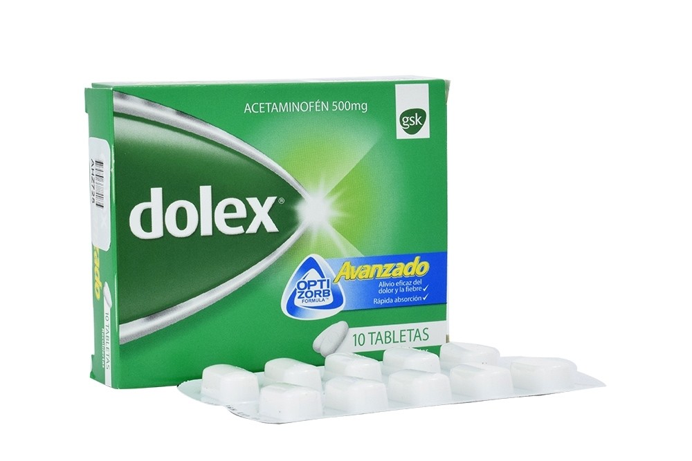 DOLEX AVANZADO 500 MG X 10 TAB