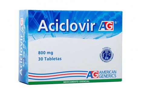 ACICLOVIR 800 MG X 30 TBL SOB X 10 TBL