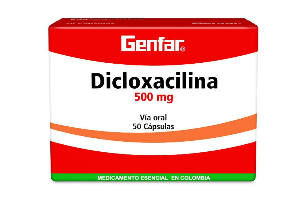 DICLOXACILINA 500 MG X 50 CAPSULAS