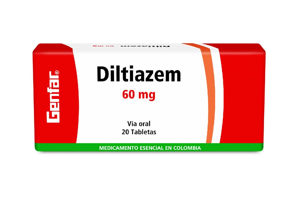 DILTIAZEM 60 MG X 20 TAB GF