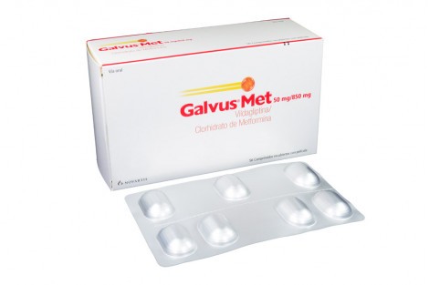 GALVUS MET X 50 MG/850 MG X 56 COMP SOB X  28