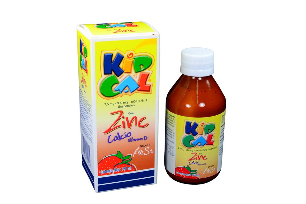 KIDCAL SUSP FRESA X 180 ML