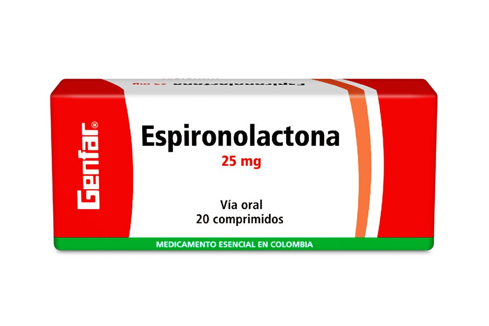 ESPIRONOLACTONA 25 MG X 20 TAB