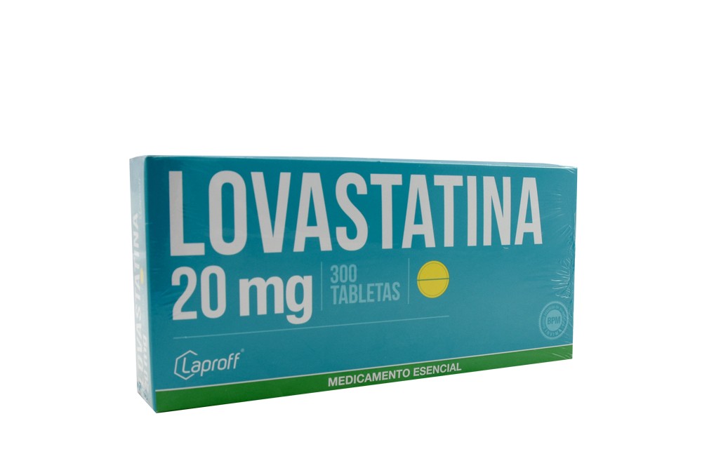 LOVASTATINA 20 MG X 300 TAB SOB X10