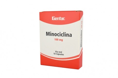 MINOCICLINA 100 MG X 10 CAP GF