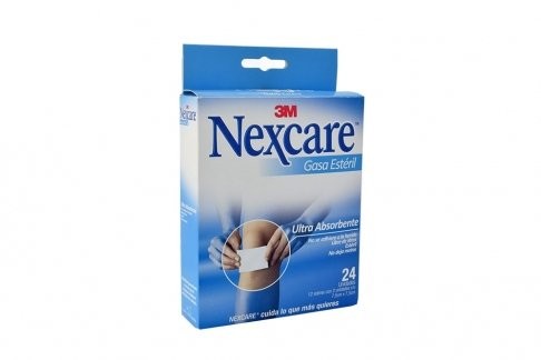 GASA ESTERIL NEXCARE X 24 UND