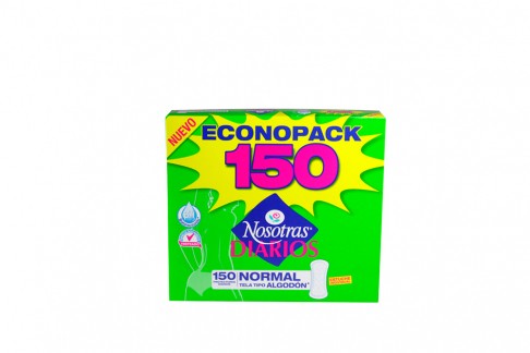 NOSOTRAS PROTECTORES NORMAL ECONOPACK X 150 UNID