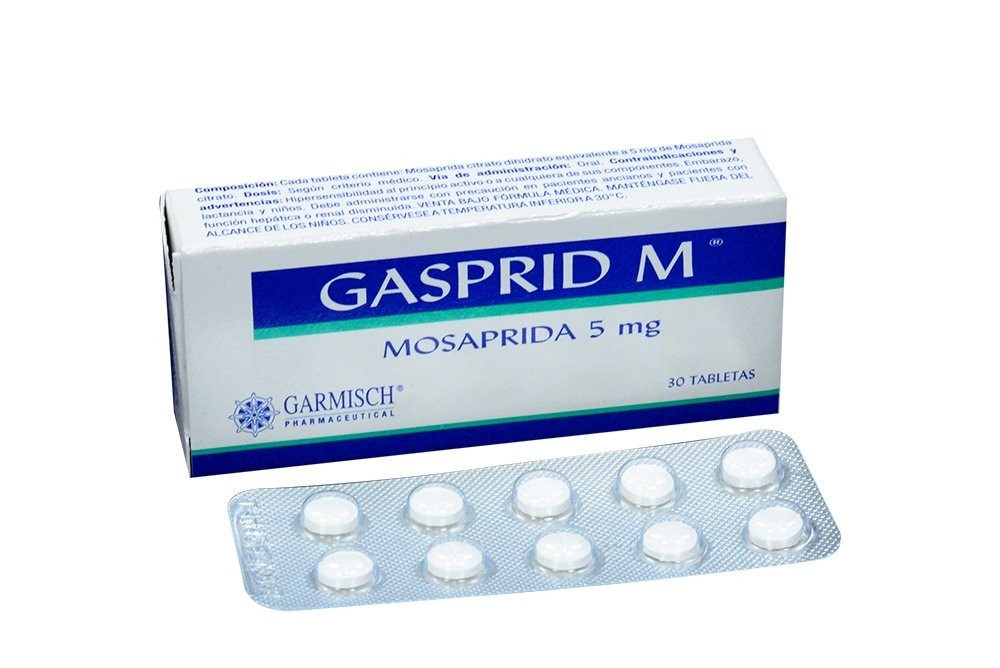 GASPRID M 5 MG X 30 TABLETAS ( MOSAPRIDA)