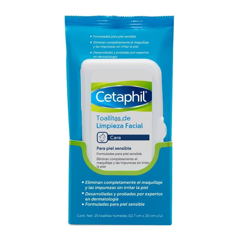 CETAPHIL TOALLAS LIMPIEZA FACIAL X  25 UNID. AGOTA